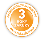 3 roky záruky OKI